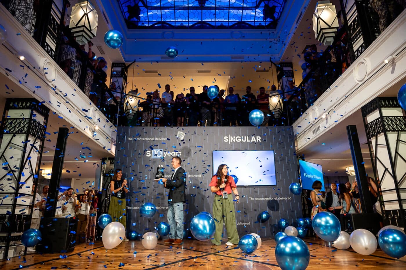 Equipo de Sngular en la celebración de sus diez años