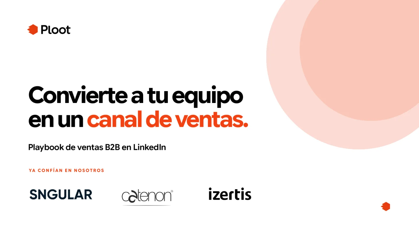 Portada del Playbook de ventas B2B en LinkedIn de Ploot