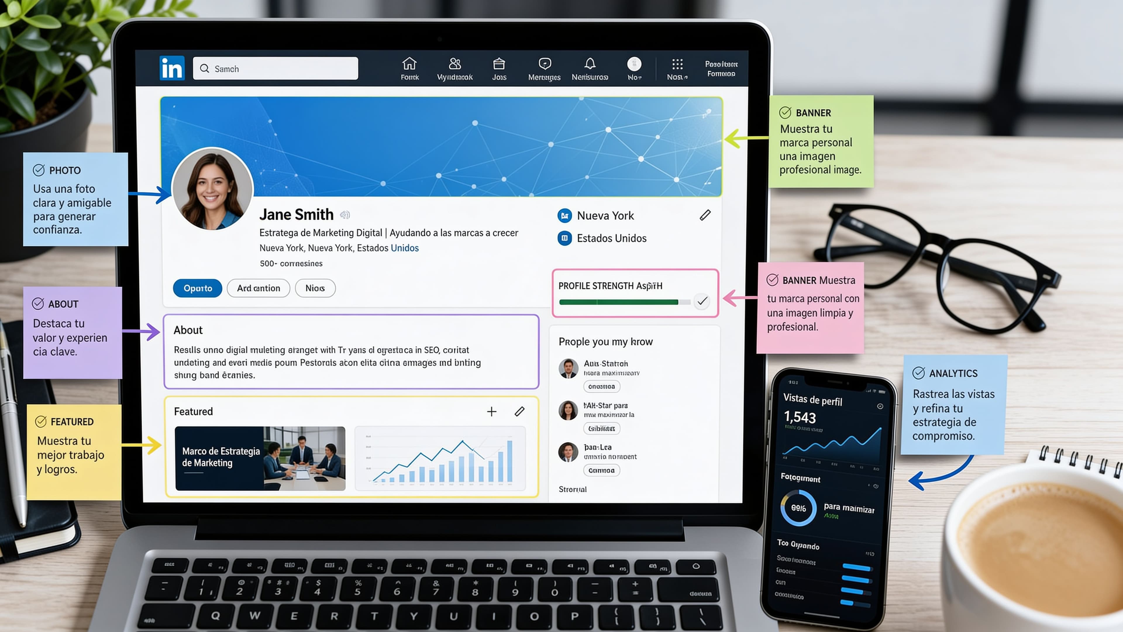 8 perfil linkedin ejemplos para tu negocio B2B en 2026