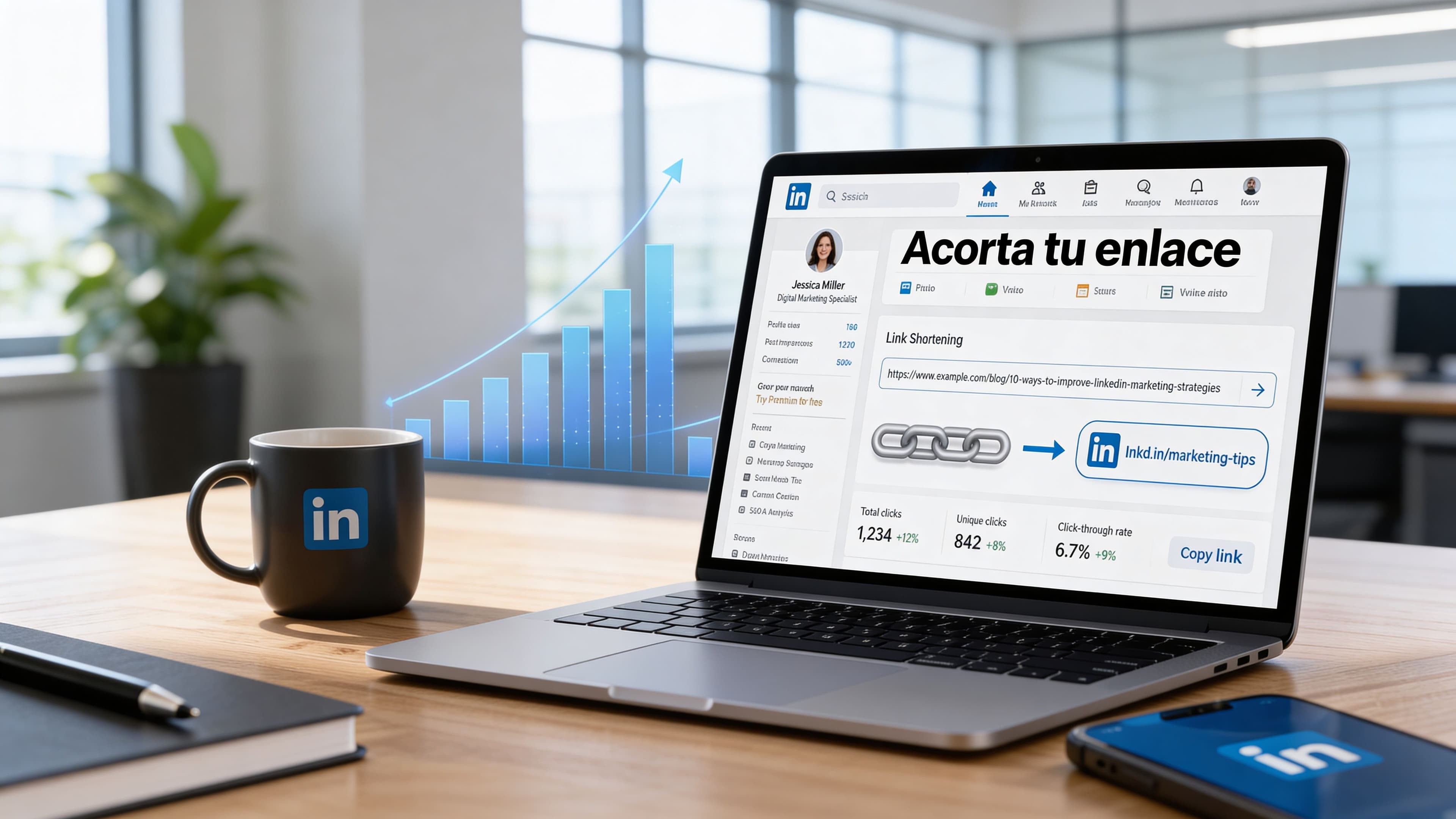 Acortador URL LinkedIn: Maximiza tu estrategia B2B 2026
