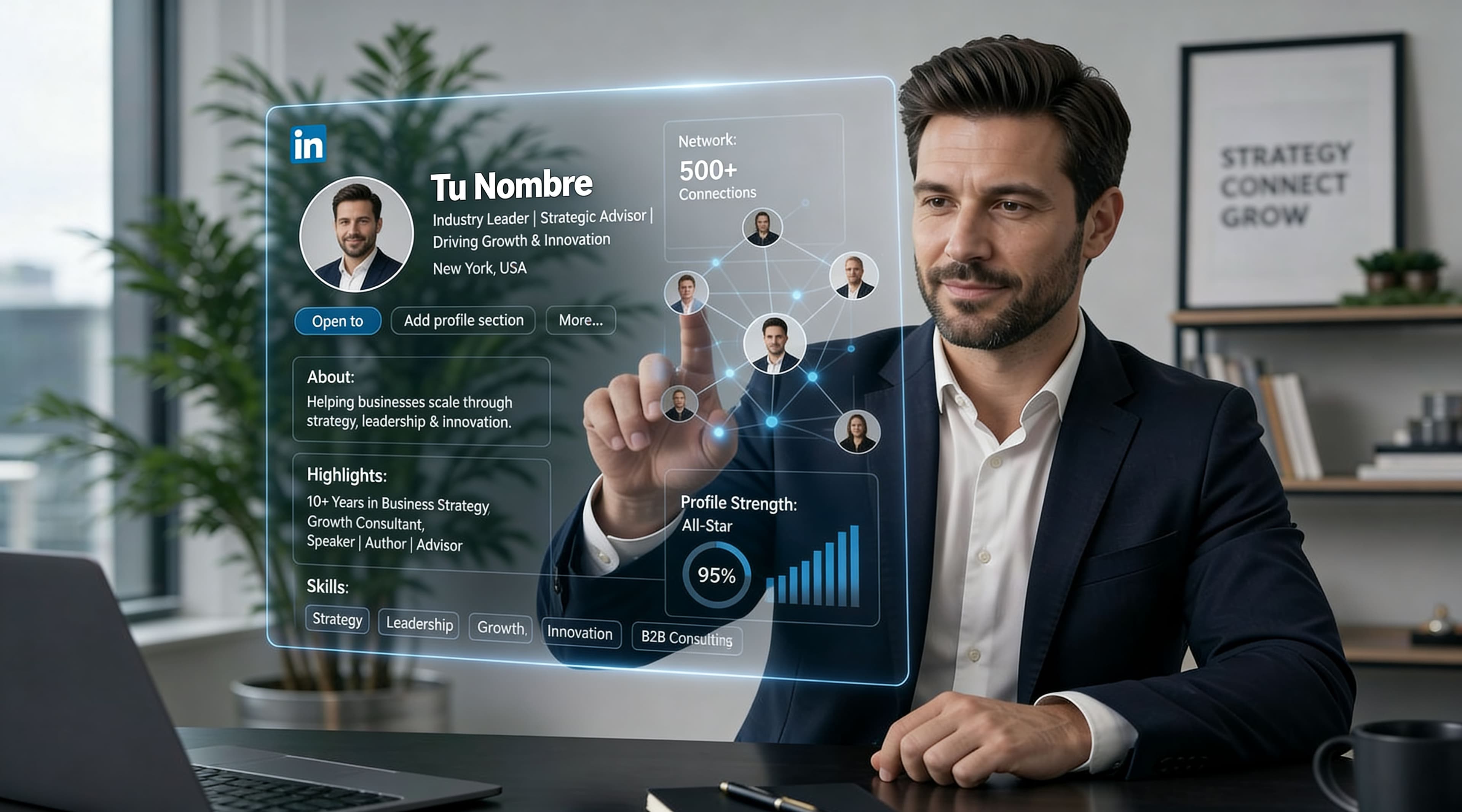 Crear un LinkedIn que genere negocio: guía para líderes B2B