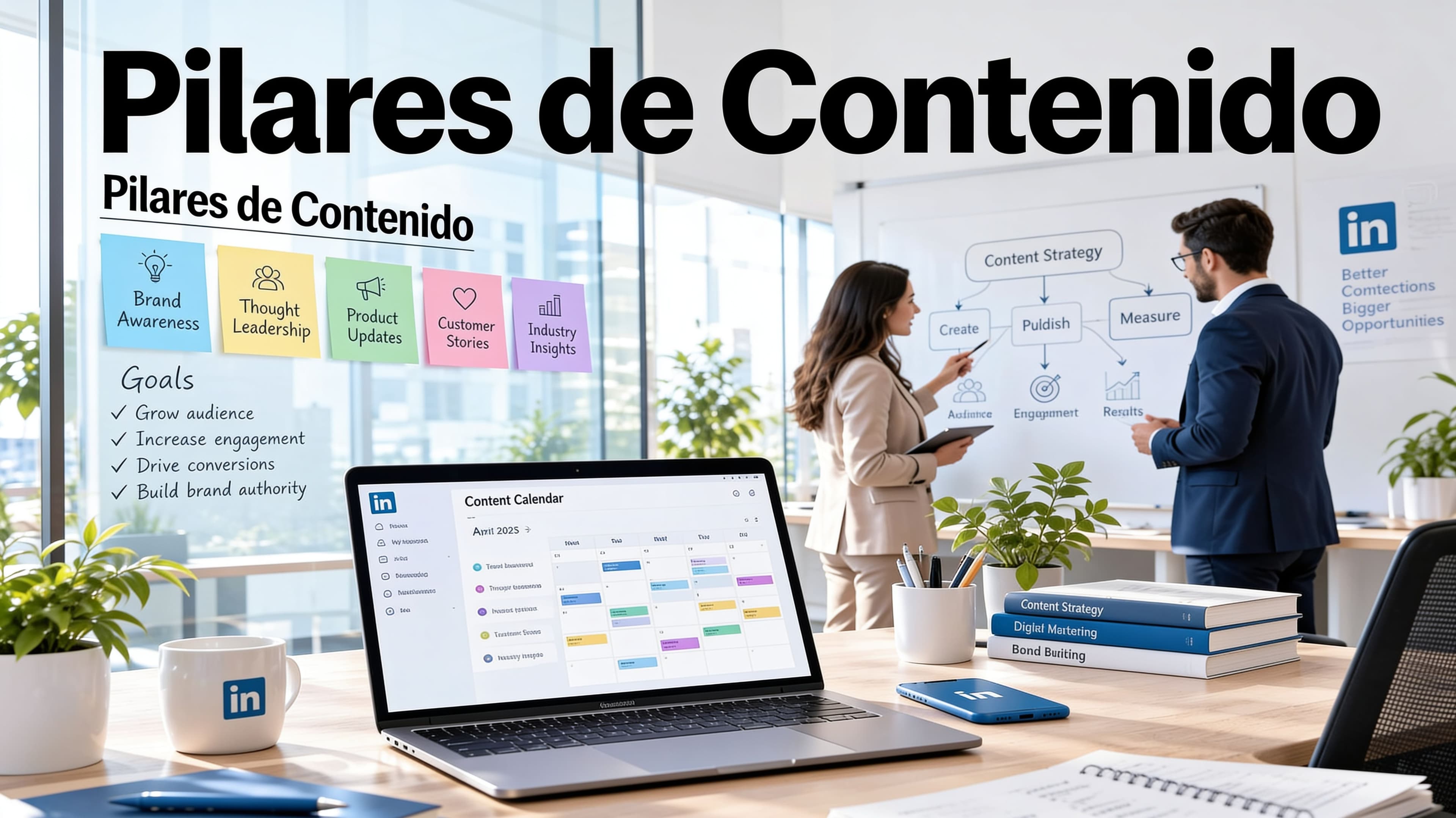 Estructura del editorial B2B en LinkedIn: guía práctica