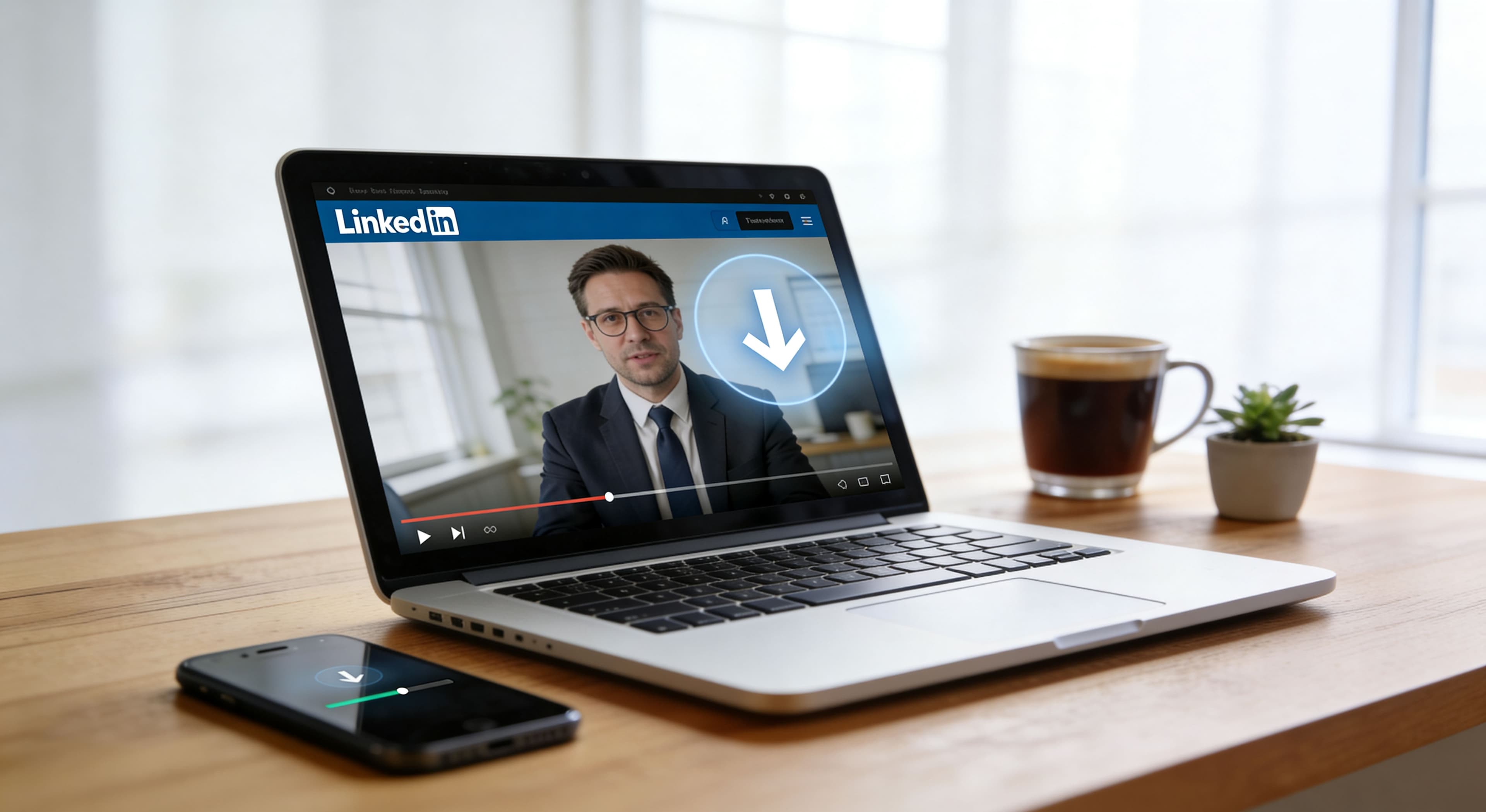 Cómo descargar videos linkedin online: Guía rápida 2026