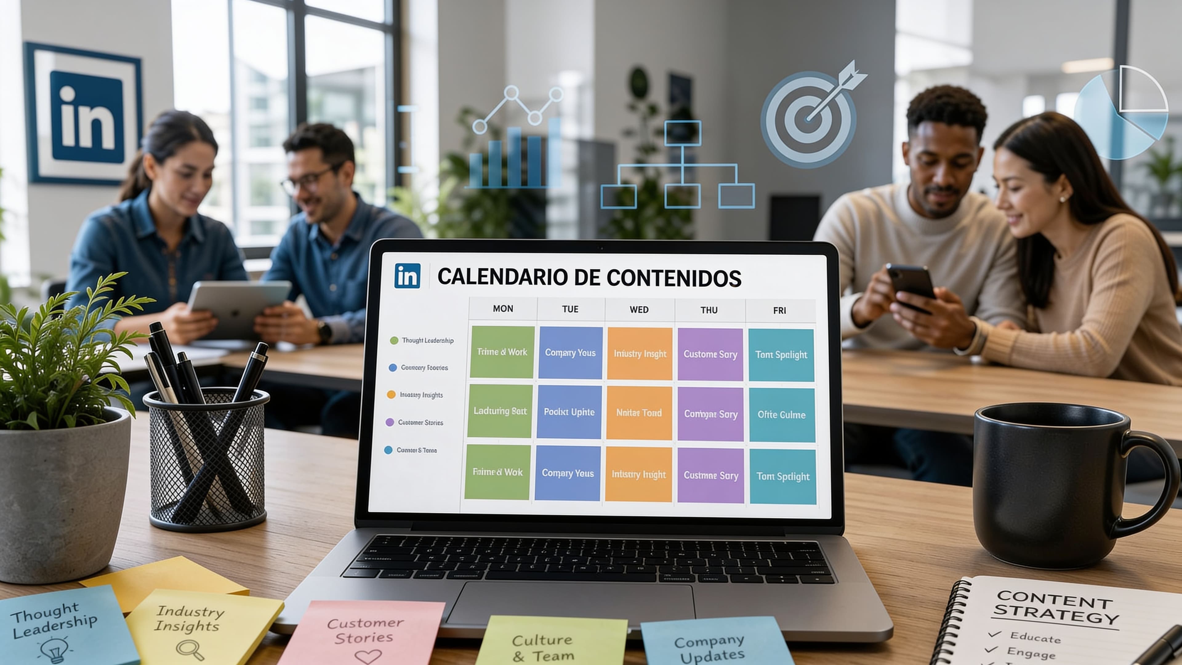 Estrategia editorial en LinkedIn para empresas B2B