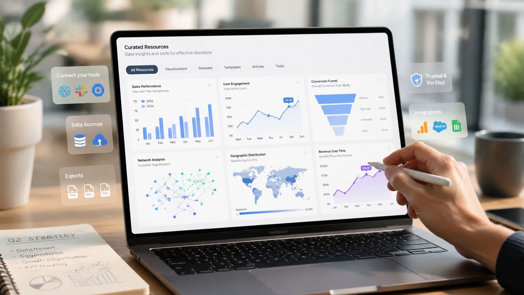 10 herramientas de visualización de datos para B2B en 2026